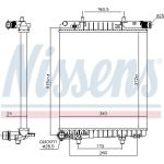 Nissens Wasserkühler PKW 636016 Nissens Wasserkühler PKW 636016