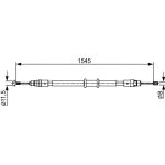 Handbremsseil 1987482551 Handbremsseil 1987482551