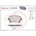 BREMBO Bremsklötze HA P 85 076 BREMBO Bremsklötze HA P 85 076
