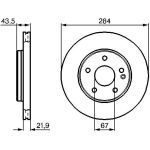 Bremsscheibe VA 0 986 478 301 Bremsscheibe VA 0 986 478 301