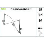 VALEO 851495 Fensterheber VALEO 851495 Fensterheber