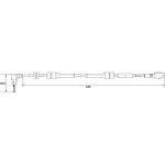 70 403 030 Sensor, Raddrehzahl VA re 0 265 007 084