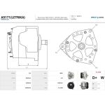 A9171(LETRIKA) AS-PL Lichtmaschine (Generator) A9171(LETRIKA)