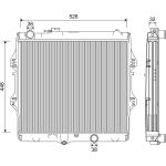Valeo Motorkühler 701212