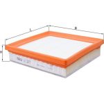 MAHLE Luftfilter LX 2871 MAHLE Luftfilter LX 2871