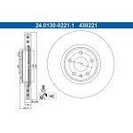 ATE Bremsscheibe VW Vorderachse A4/A5 07-/Q5/A6 09- 320X30 24.0130-0221.1 ATE Bremsscheibe VW Vorderachse A4/A5 07-/Q5/A6 09- 320X30 24.0130-0221.1