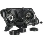 044889 Valeo Scheinwerfer 044889 - links H7/H7 + Leuchtweitenregulierung + Stellmotor + Tagfahrlicht PQ