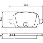0 986 494 340 Bosch Bremsbelagsatz 0 986 494 340 0 986 494 340 Bosch Bremsbelagsatz 0 986 494 340