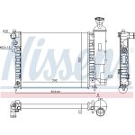 Nissens Motorkühler 61358 Nissens Motorkühler 61358