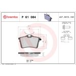 BREMBO Bremsklötze HA P 61 084 BREMBO Bremsklötze HA P 61 084