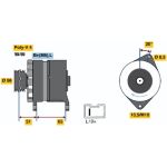 Bosch Lichtmaschine 0 986 032 790