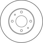 TRW Bremsscheibe DF2798 TRW Bremsscheibe DF2798