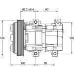 ACP 843 000P MAHLE Klimakompressor 843 000P, 12 V, FS10-170, R134a – u. a. für Ford Mondeo I (GBP), I Turnier (BNP), I Stufenheck – OE Nummer 1 447 717 - l ACP 843 000P MAHLE Klimakompressor 843 000P, 12 V, FS10-170, R134a – u. a. für Ford Mondeo I (GBP), I Turnier (BNP), I Stufenheck – OE Nummer 1 447 717 - l