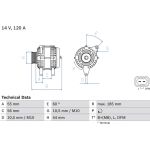 Bosch Automotive Generator 0986082380 Bosch Automotive Generator 0986082380