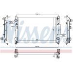 Nissens Wasserkühler PKW 61915 Nissens Wasserkühler PKW 61915