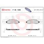 P 56 120E BREMBO Bremsbelagsatz, Scheibenbremse P 56 120E P 56 120E BREMBO Bremsbelagsatz, Scheibenbremse P 56 120E