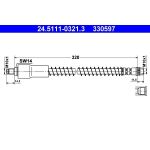ATE Bremsschlauch 24.5111-0321.3 ATE Bremsschlauch 24.5111-0321.3