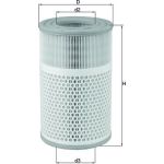 MAHLE Luftfilter LX 2079 MAHLE Luftfilter LX 2079