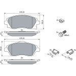 0 986 494 625 Bosch Bremsbelagsatz 0 986 494 625 0 986 494 625 Bosch Bremsbelagsatz 0 986 494 625