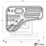 FEBI BILSTEIN Hydraulikfilter, Automatikgetriebe 175532 FEBI BILSTEIN Hydraulikfilter, Automatikgetriebe 175532