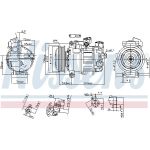 Nissens Klimakompressor PKW 890302 Nissens Klimakompressor PKW 890302