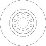 Bremsscheibe Alfa S. 159 05- 1.9Jtd/Giulietta 10- 2.0Jtd DF4476 Bremsscheibe Alfa S. 159 05- 1.9Jtd/Giulietta 10- 2.0Jtd DF4476