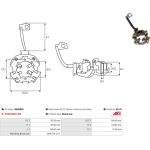 Halter, Kohlebürsten SBH0082 Halter, Kohlebürsten SBH0082