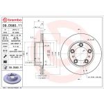 13 482 012 Bremsscheibe HA 09.D580.11 13 482 012 Bremsscheibe HA 09.D580.11