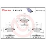 BREMBO Bremsklötze VA P 85 079 BREMBO Bremsklötze VA P 85 079