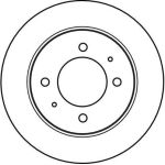 TRW Bremsscheibe Hyundai T. Lantra DF4122 TRW Bremsscheibe Hyundai T. Lantra DF4122