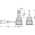 LEDriving HL BRIGHT H8/H11/H16/H9 64211DWBRT-2HFB LEDriving HL BRIGHT H8/H11/H16/H9 64211DWBRT-2HFB