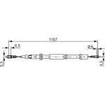 Handbremsseil 1987477199 Handbremsseil 1987477199