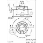 12 482 018 Bremsscheibe HA 08.9136.11 12 482 018 Bremsscheibe HA 08.9136.11