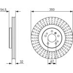 Bremsscheibe VA 0 986 479 329 Bremsscheibe VA 0 986 479 329