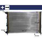 MAHLE Kühler, Motorkühlung CR 1411 000S MAHLE Kühler, Motorkühlung CR 1411 000S