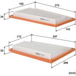 FILTRON Luftfilter AP 034/4-2x