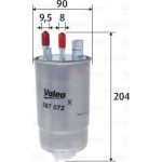 587072 Valeo Kraftstofffilter 587072 587072 Valeo Kraftstofffilter 587072
