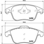 BREMBO Bremsklötze VA P 61 117 BREMBO Bremsklötze VA P 61 117