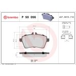 BREMBO Bremsklötze VA P 50 056 BREMBO Bremsklötze VA P 50 056
