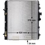 MAHLE Kühler, Motorkühlung CR 2236 000S MAHLE Kühler, Motorkühlung CR 2236 000S