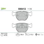 Valeo Bremsbelagsatz 598412 Valeo Bremsbelagsatz 598412