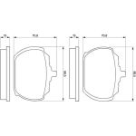 0 986 463 641 Bosch Bremsbelagsatz 0 986 463 641 0 986 463 641 Bosch Bremsbelagsatz 0 986 463 641