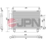JPN Kondensator, Klimaanlage 60C9133-JPN JPN Kondensator, Klimaanlage 60C9133-JPN