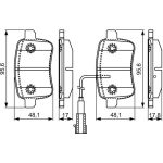 Bremsbelag 0 986 495 305 Bremsbelag 0 986 495 305