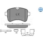 MEYLE Bremsbelagsatz Iveco Daily 06-14 252923221 MEYLE Bremsbelagsatz Iveco Daily 06-14 252923221