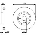 Bosch Bremsscheibe Vorderachse 0 986 479 472 Bosch Bremsscheibe Vorderachse 0 986 479 472