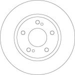 Bremsscheibe Nissan T. Maxima 95 DF7028