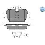 MEYLE Bremsbelagsatz BMW E87 252362316 MEYLE Bremsbelagsatz BMW E87 252362316