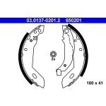 ATE Bremsbacken 03.0137-0201.2 ATE Bremsbacken 03.0137-0201.2