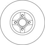 TRW Bremsscheibe DF4272 TRW Bremsscheibe DF4272